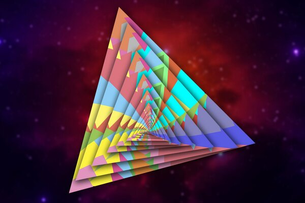 треугольник бесконечность космос