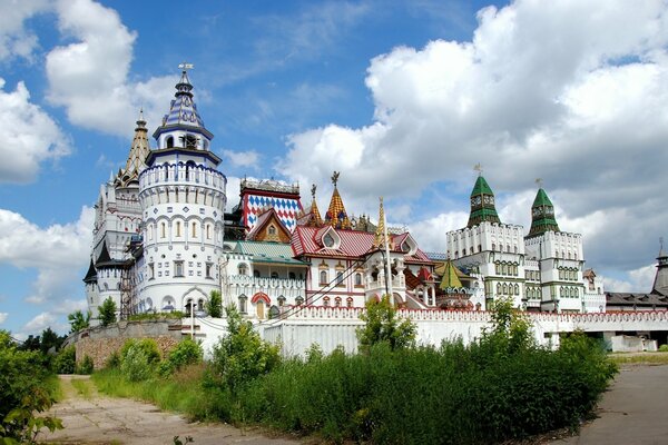 кремль замок город купола стена обои измайлово культурно-развлекательный комплекс фон широкоформатные полноэкранные широкоэкранные широкоформатный купол