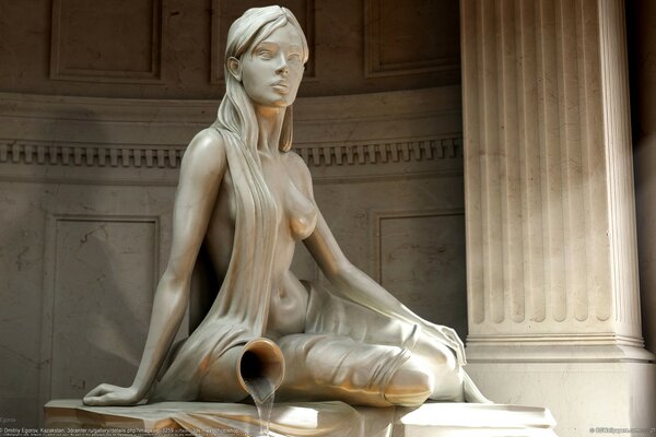 водолей девушка статуя дмитрий егоров