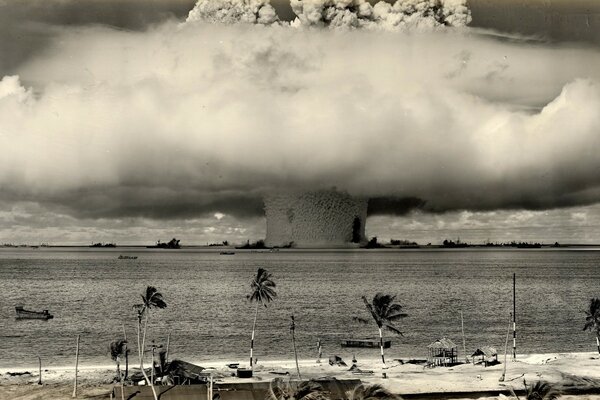 ядерный взрыв ударная волна nuke оружие