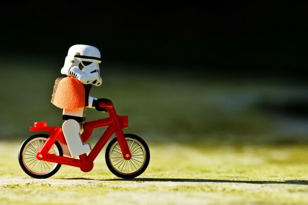lego звездные войны клон велосипед