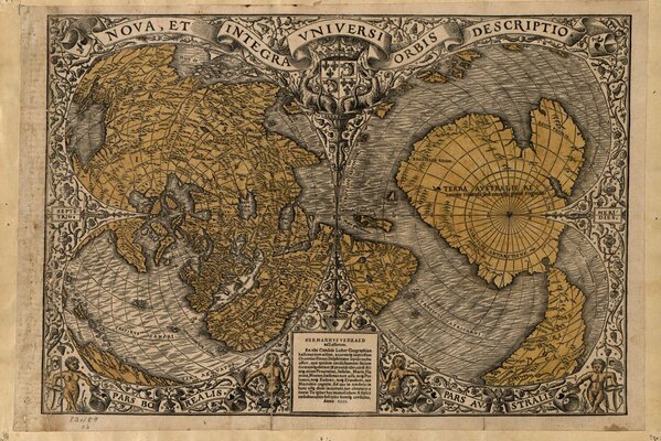 карта старинная карта карта мира