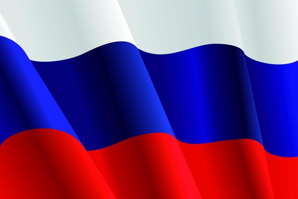 флаг россия триколор белый синий красный сила мощь путин