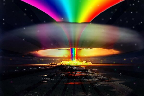 ядерного радуга взрыв