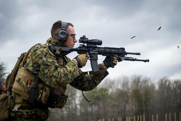 корпус морской пехоты сша m27 пехотная автоматическая винтовка