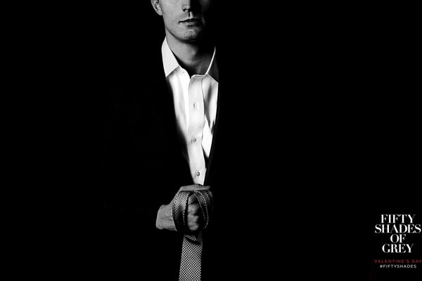 пятьдесят оттенков серого пятьдесят shades of grey мелодрама драма 2015 г. мужчина галстук