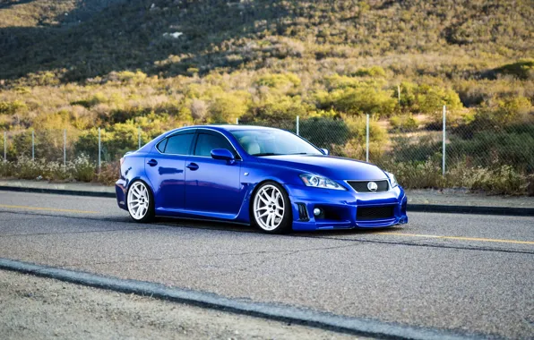 Обои Lexus, road, blue