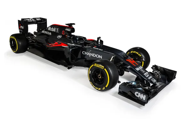 Обои McLaren, белый фон, формула 1, болид, Honda, Formula 1, хонда, макларен, MP4-31
