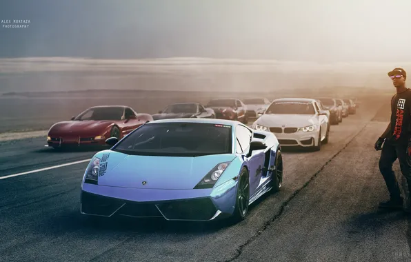 Обои Lamborghini, Cars, Race, Alex Murtaza, Nissan, Exotic, Chevrolet, BMW, Ford