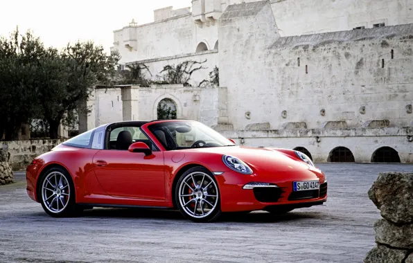 Обои 991, порше, 2014, Porsche, 911, Targa 4