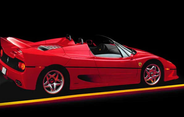 Обои supercar, spider, Ferrari F50, red