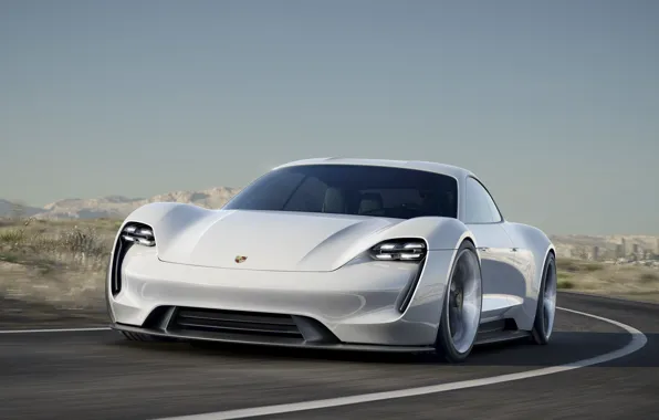 Обои 2015, Concept, порше, концепт, Porsche, Mission E