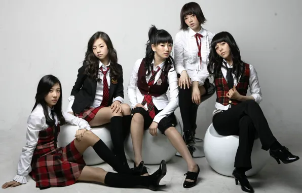 Обои Wonder Girls, Music, Beauty, Kpop, Girls, Asian, School, Korean, Uniform