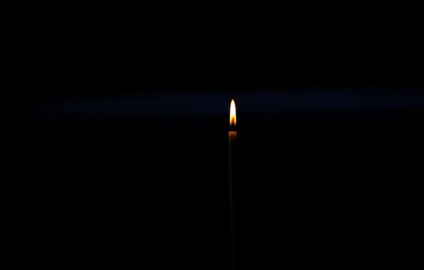 Обои свеча, память, огонь