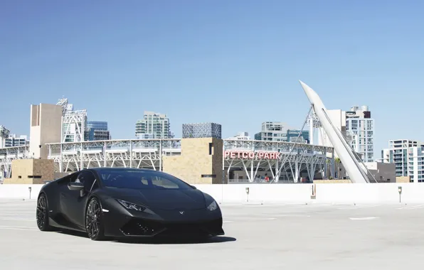 Обои Lamborghini, supercar, tuning, GMG, black, auto, nice, car, Huracan, lambo