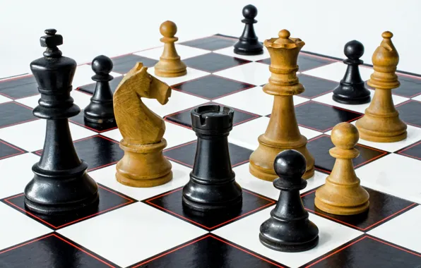 Обои игра, фигуры, шахматы