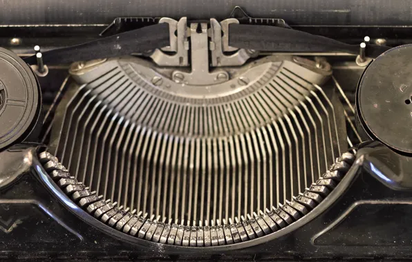 Обои vintage, ретро, механизм, машинка, typewriter, old, retro, печатная, старая, клавиши, винтаж