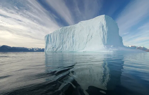 Обои холод, лед, море, айсберг, льдина, север, арктика