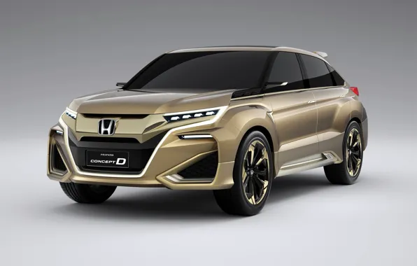Обои концепт, Honda, хонда, 2015, Concept D
