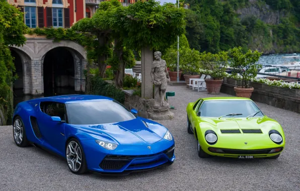 Обои Lamborghini, and, Miura, supercars, Asterion, LPi-910