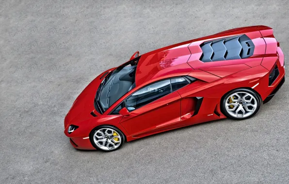 Обои Lamborghini, Orange, Car, Design, LP700-4, Aventador, Static, Kahn