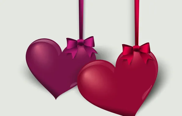 Обои сердце, Valentine's Day, вектор, графика