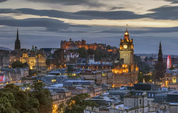 Обои Шотландия, Edinburgh, Эдинбург, Scotland, Edinburgh Castle