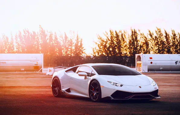 Обои white, light, Lamborghini, Huracan