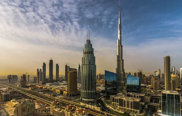 Обои Дубай, «Бурдж-Халифа», небоскрёб, ОАЭ