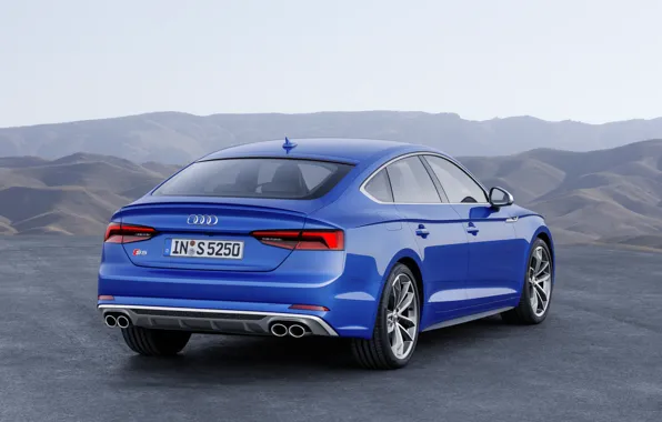 Обои German, S5, A5, Blue, 2018, Audi