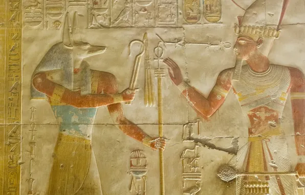 Обои барельеф, Абидос, Египет