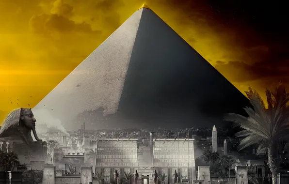 Обои Египет, Пирамида, Origins, Ubisoft, Assassin's Creed: Origins, Assassin's Creed