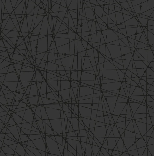 Линейная сеть темной текстуры с точками. фон для обоев, карты, искусство, Текстиль — стоковый вектор