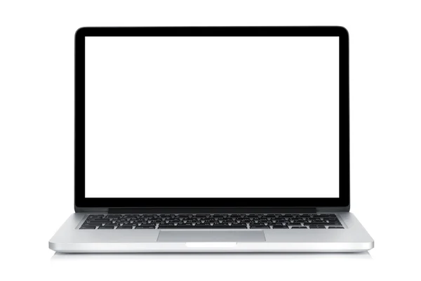 Ноутбук с пустой экран — стоковое фото