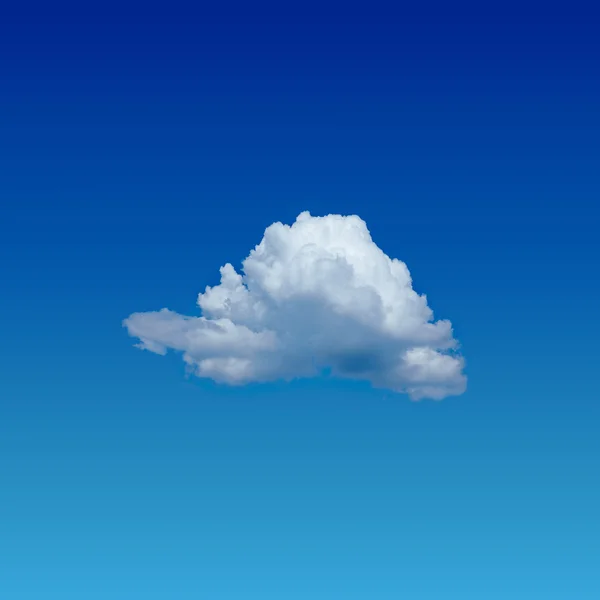 Одинокий облако — стоковое фото