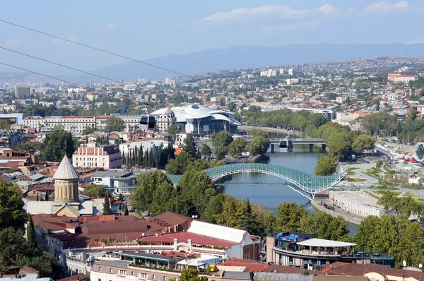 Панорамный вид на Старый Тбилиси, Грузия — стоковое фото