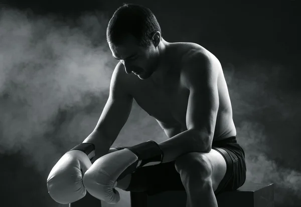Человек боксера — стоковое фото