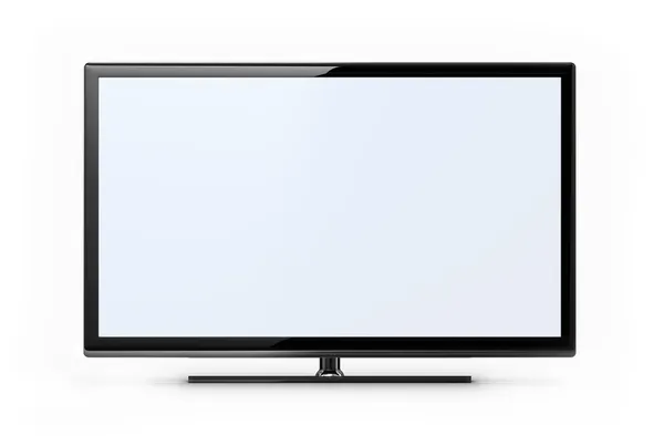 Экране телевизора - белый — стоковое фото