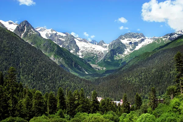 Кавказские горы. регион Домбай — стоковое фото