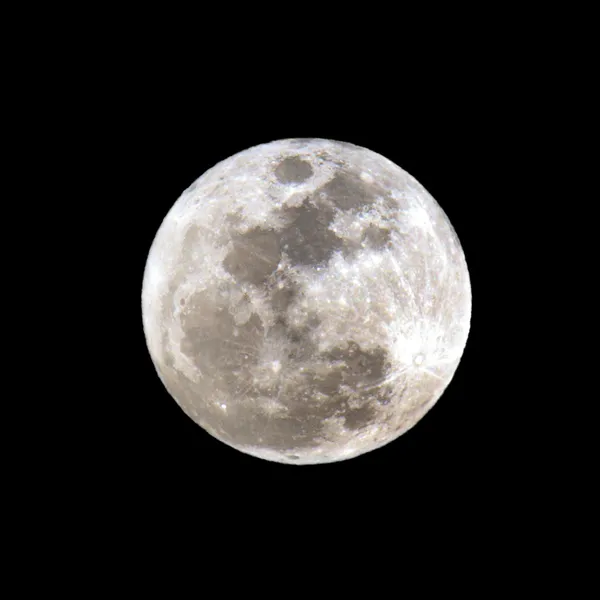 Полная Луна крупным планом — стоковое фото