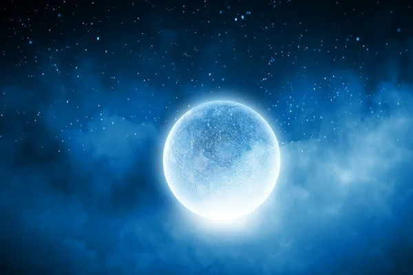 Синяя луна — стоковое фото