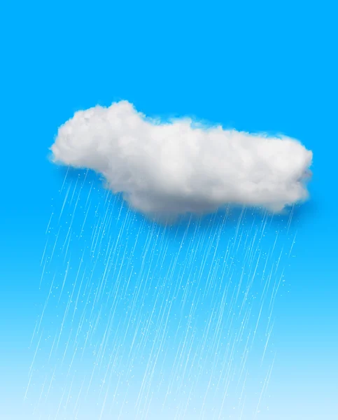 Облако с фоном дождь — стоковое фото