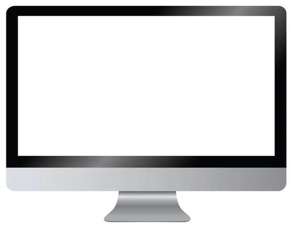 Современный цифровой компьютер экран — стоковое фото