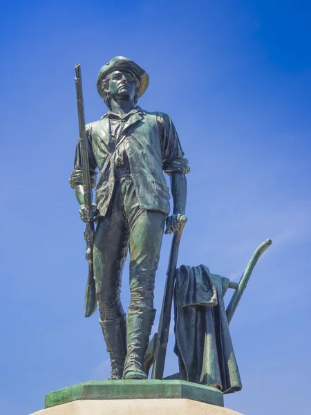 Минитмен статуя, Конкорд, мА. США Стоковое Фото