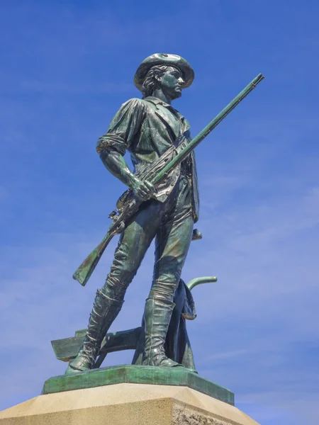 Минитмен статуя, Конкорд, мА. США Стоковое Изображение