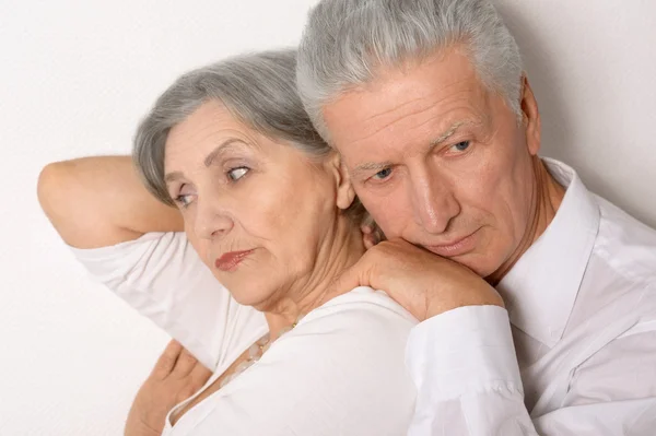 Elderly couple together — стоковое фото