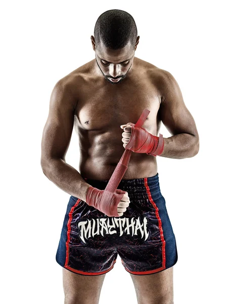 Muay тайского кикбоксинга кикбоксер бокс человек — стоковое фото