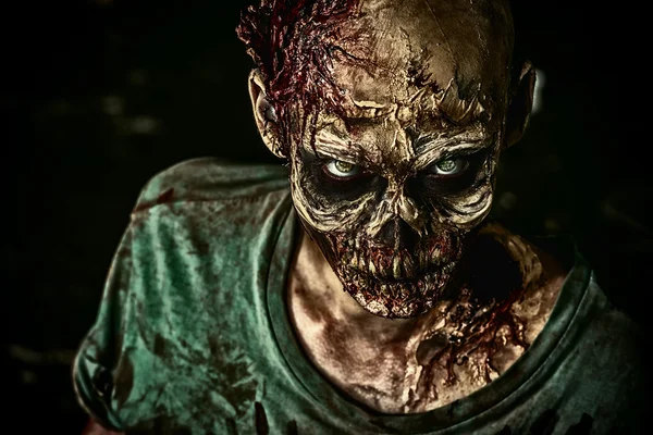 Toothy zombie — стоковое фото