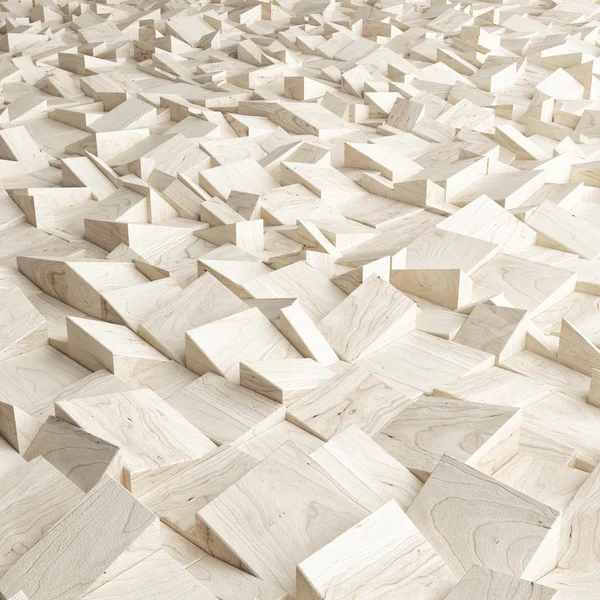Абстрактные текстуры из деревянных кубиков, 3d визуализации — стоковое фото