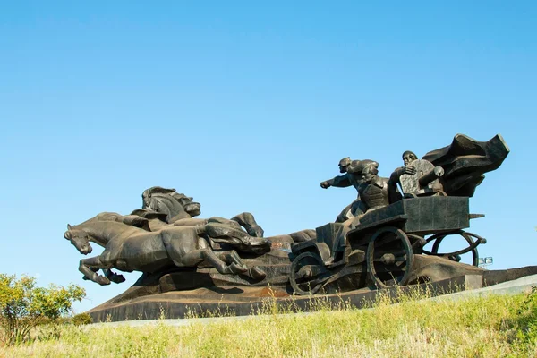 Памятник гражданской войны — стоковое фото
